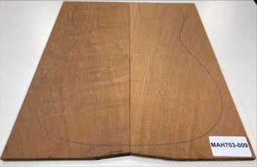 Top Billet Mahagony Swietenia, gently flamed 8mm - Unique piece #009
